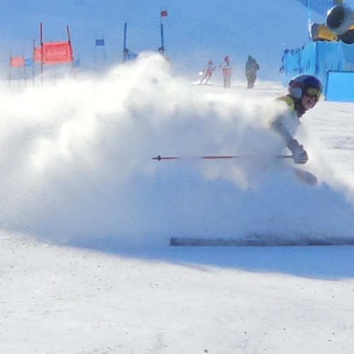 Întârziere la proba de slalom uriaș feminin de la Bakuriani