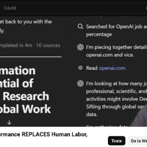 OpenAI lansează DeepResearch, un nou instrument de cercetare