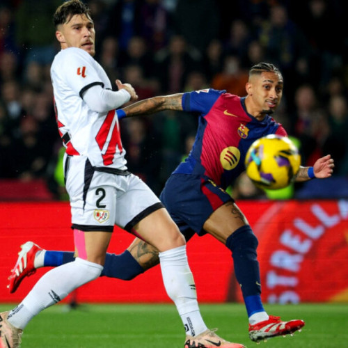 Andrei Ratiu impresionează în meciul Barcelona - Rayo Vallecano