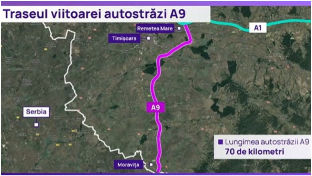Autostrada care leagă România de Serbia intră în linie dreaptă