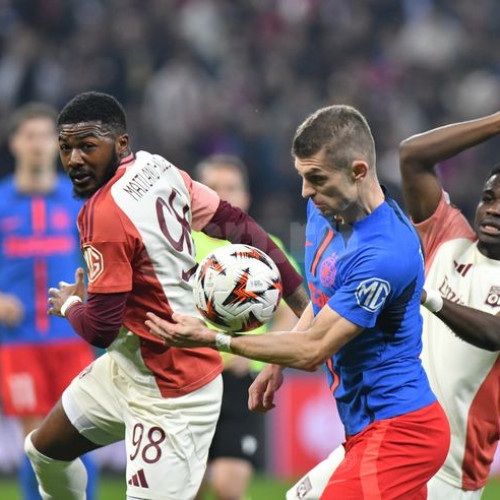 FCSB înfruntă o înfrângere severă în fața lui Olympique Lyon