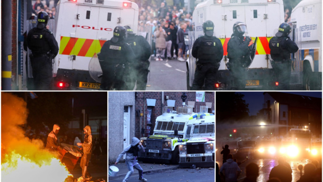 Noapte de violențe în Ballymena, Irlanda de Nord