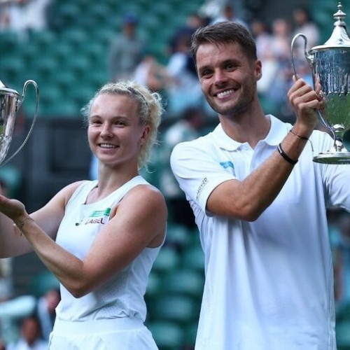 S-a acordat primul trofeu la Wimbledon 2025: Verbeek şi Siniakova au câştigat titlul la dublu mixt