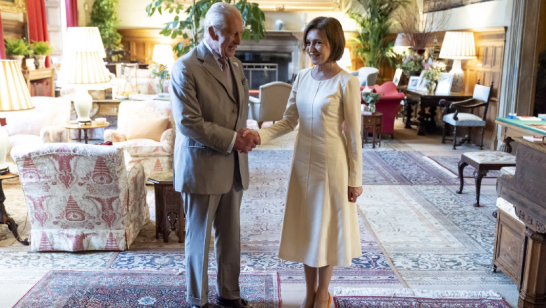 Foto Maia Sandu a fost primită de Regele Charles la reşedinţa acestuia din Sandringham. Mesajul transmis de președinta Republicii Moldova