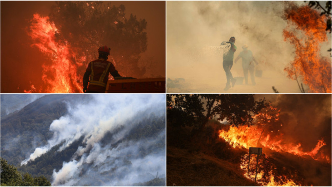 Video&Foto Incendiile de vegetație devastează sudul Europei. Peste 150.000 de hectare arse în Spania, evacuări masive în Grecia