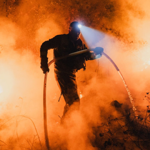 Galerie Foto Incendiile de vegetație fac ravagii în Spania: peste 300.000 de hectare arse. Camino de Santiago, blocat pe zeci de kilometri