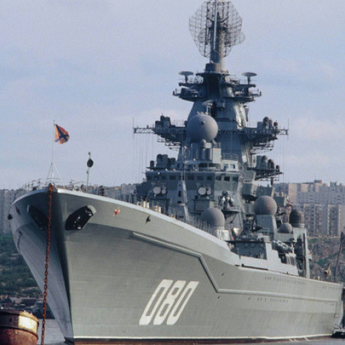 Crucisatorul nuclear rus Amiral Nahimov a fost lansat în larg pentru ultimele lucrări de modernizare