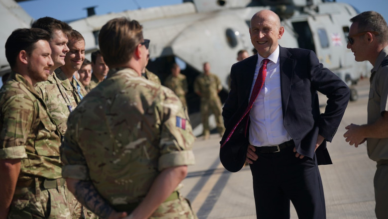 Secretarul britanic al Apărării sosește la Kiev pentru a coordona pregătirile de la Ramstein