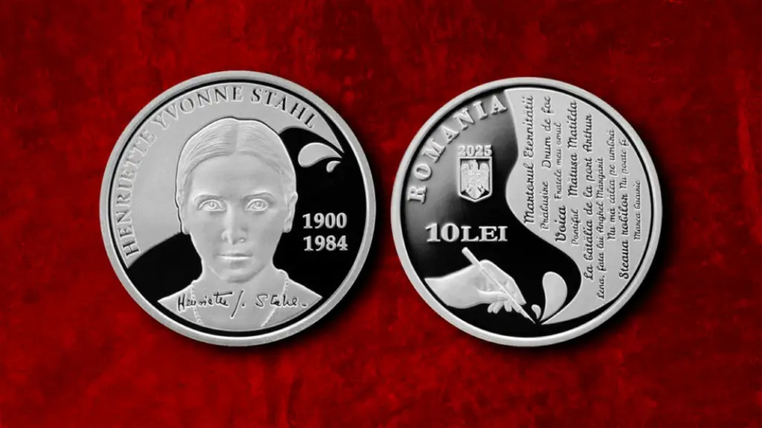 BNR lansează monedă de argint pentru 125 de ani de la nașterea Henriettei Stahl