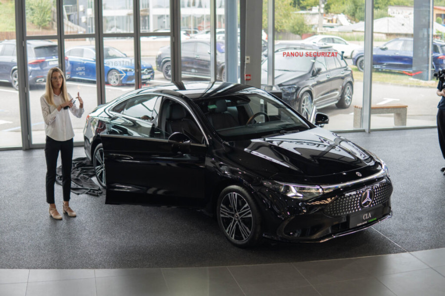 Lansare exclusivă: Noul Mercedes-Benz CLA 100% electric a ajuns la Casa Auto Iași