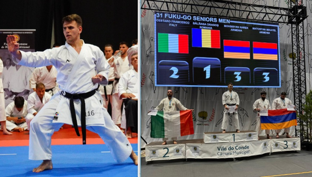 Dragoș Bălăiasa, multiplu campion și doctor în karate la Universitatea „Alexandru Ioan Cuza”