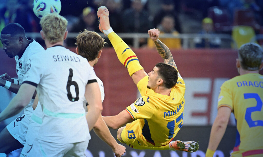 România învinge Austria cu un gol decisiv în minutul 90+5 la Arena Națională