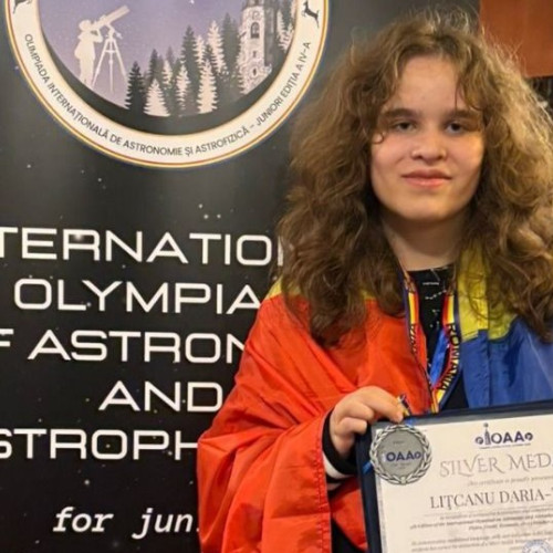 Eleva ieșeană Daria Litcanu a câștigat medalia de argint la Olimpiada Internațională de Astronomie